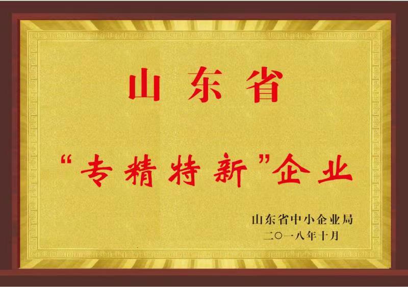 山東省“專(zhuān)精特新”企業(yè)